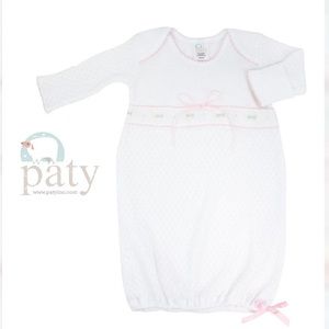 Paty Swiss Floral Newborn Gown